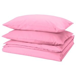 IKEA Pink Duvet Cover King Size Set